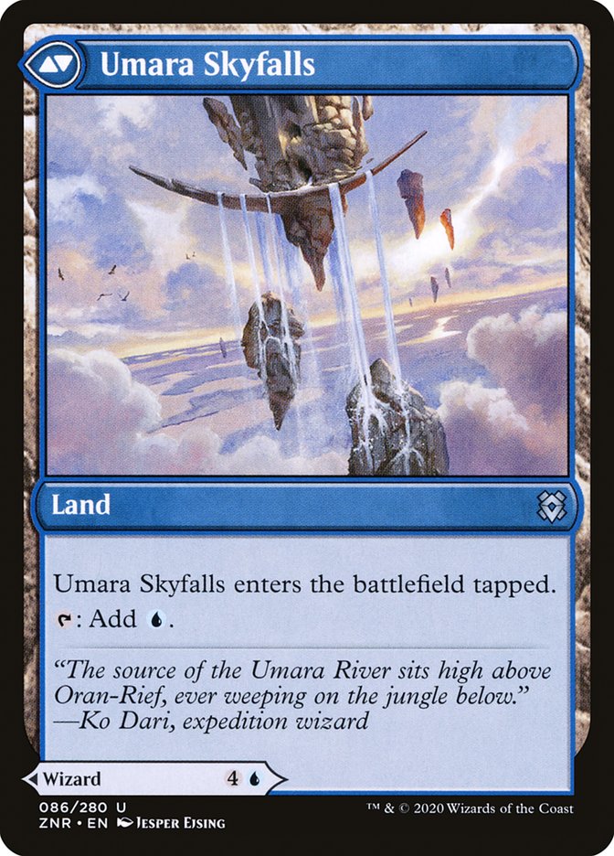 Umara Wizard // Umara Skyfalls [Zendikar Rising] | Clutch Gaming