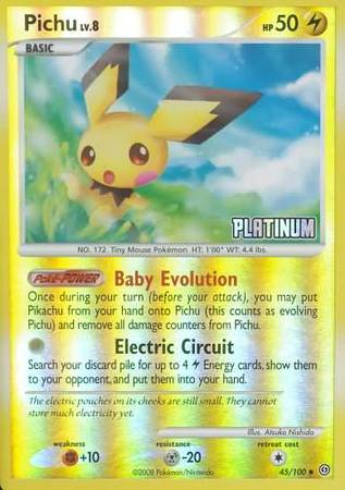 Pichu (45/100) [Burger King Promos: 2009 Collection] | Clutch Gaming