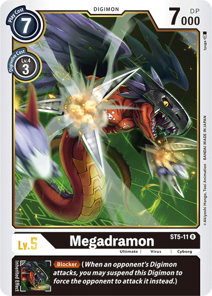 Megadramon [ST5-11] [Starter Deck: Machine Black] | Clutch Gaming