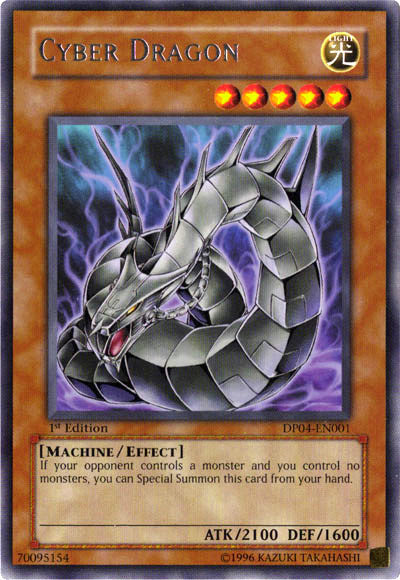 Cyber Dragon [DP04-EN001] Rare | Clutch Gaming