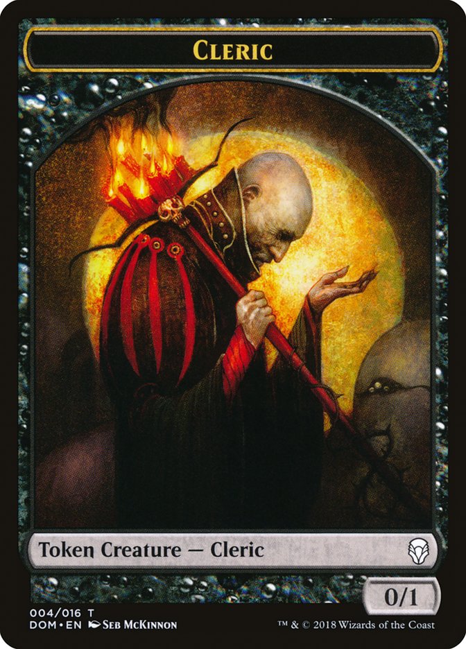 Cleric Token [Dominaria Tokens] | Clutch Gaming