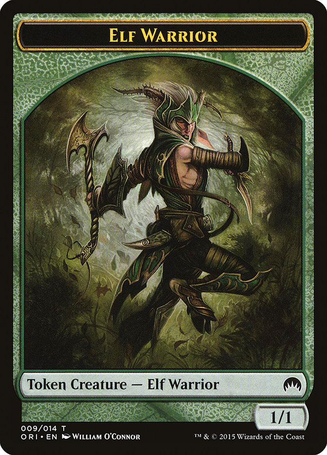 Elf Warrior Token [Magic Origins Tokens] | Clutch Gaming