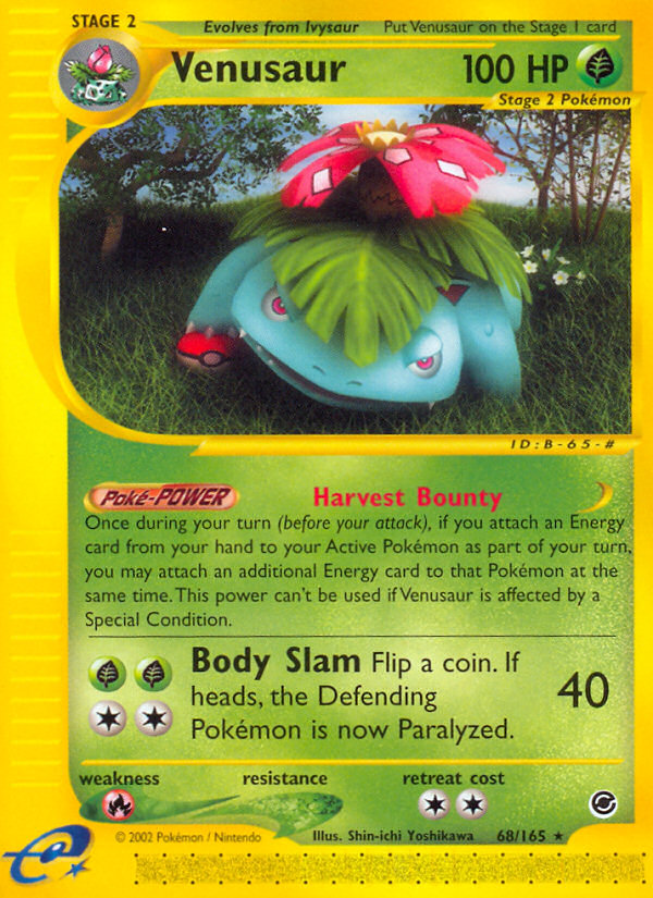 Venusaur (68/165) [Expedition: Base Set] | Clutch Gaming