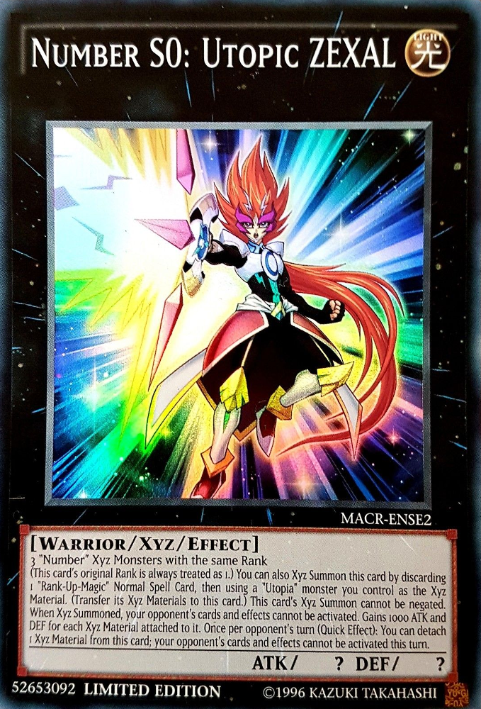 Number S0: Utopic ZEXAL [MACR-ENSE2] Super Rare | Clutch Gaming