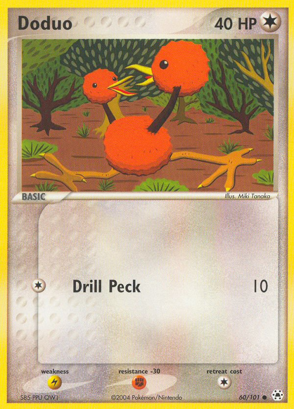 Doduo (60/101) [EX: Hidden Legends] | Clutch Gaming