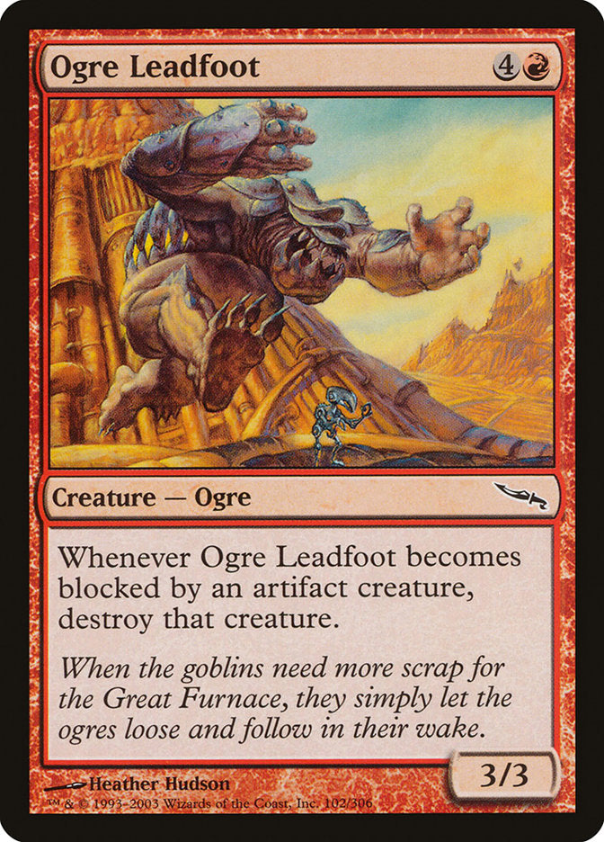 Ogre Leadfoot [Mirrodin] | Clutch Gaming