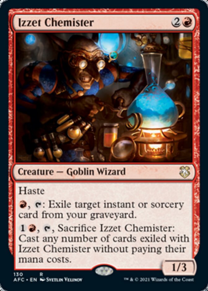 Izzet Chemister [Dungeons & Dragons: Adventures in the Forgotten Realms Commander] | Clutch Gaming