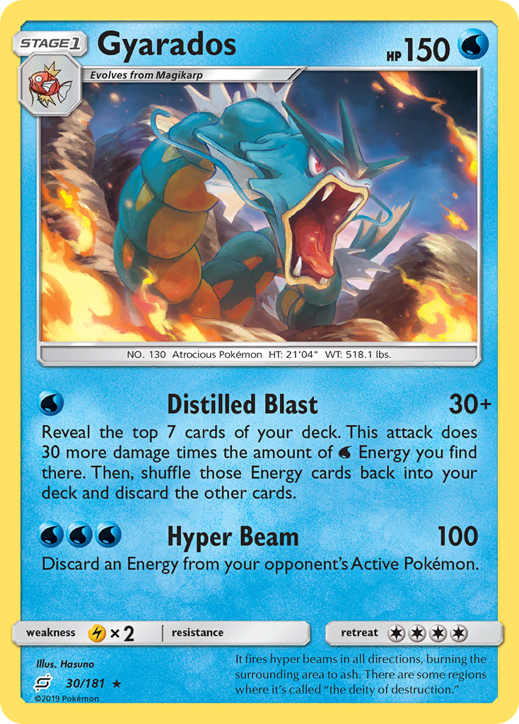 Gyarados (30/181) [Sun & Moon: Team Up] | Clutch Gaming