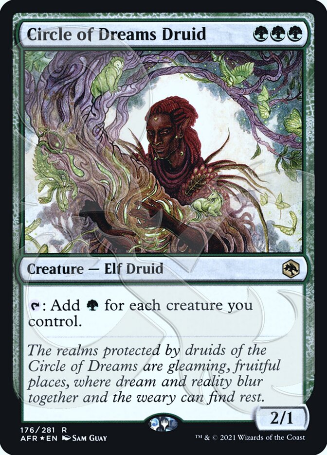 Circle of Dreams Druid (Ampersand Promo) [Dungeons & Dragons: Adventures in the Forgotten Realms Promos] | Clutch Gaming