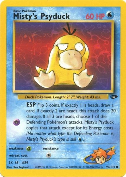 Misty's Psyduck (90/132) [Gym Challenge Unlimited] | Clutch Gaming