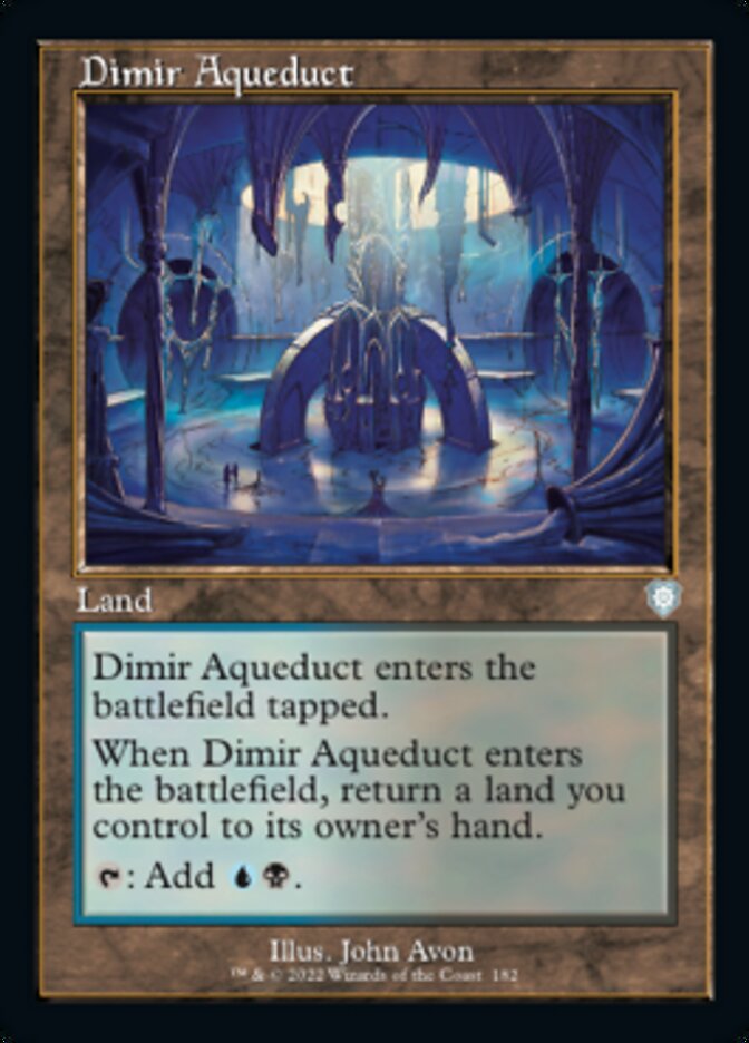 Dimir Aqueduct (Retro) [The Brothers' War Commander] | Clutch Gaming