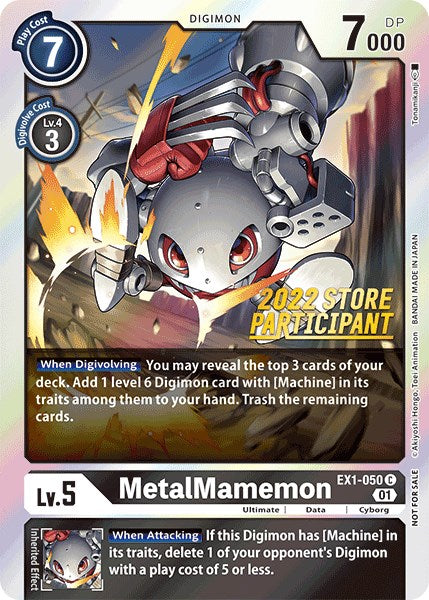 MetalMamemon [EX1-050] (2022 Store Participant) [Classic Collection Promos] | Clutch Gaming