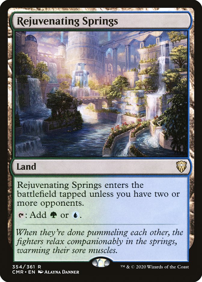 Rejuvenating Springs [Commander Legends] | Clutch Gaming