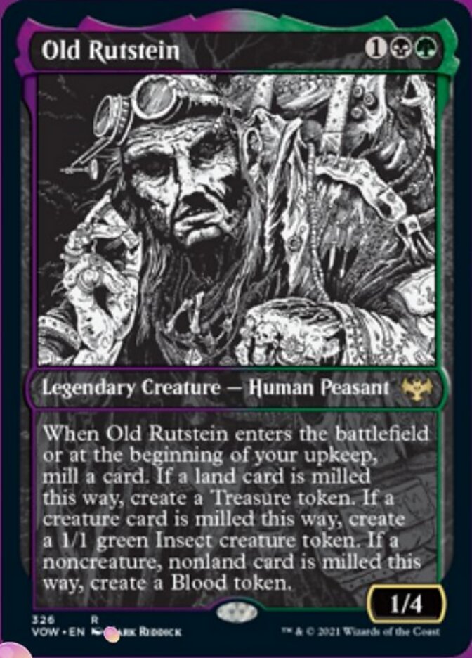 Old Rutstein (Showcase Eternal Night) [Innistrad: Crimson Vow] | Clutch Gaming