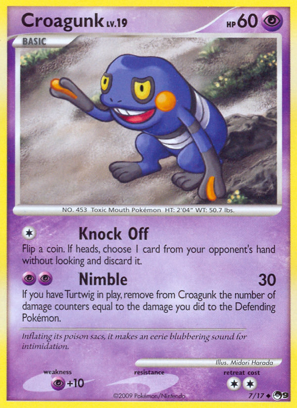 Croagunk (7/17) [POP Series 9] | Clutch Gaming