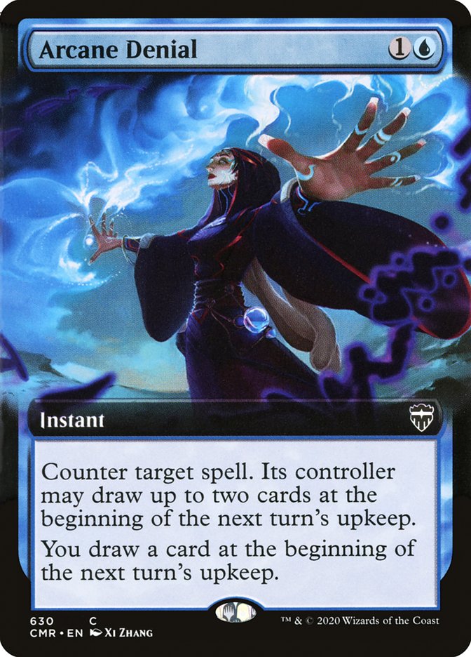 Arcane Denial (Extended Art) [Commander Legends] | Clutch Gaming