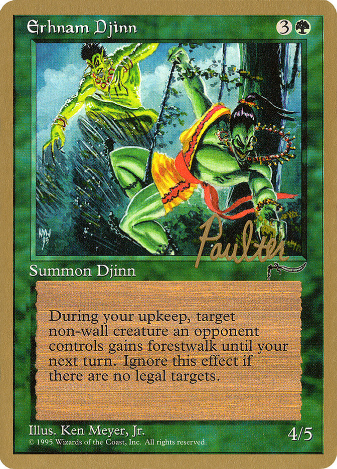 Erhnam Djinn (Preston Poulter) [Pro Tour Collector Set] | Clutch Gaming