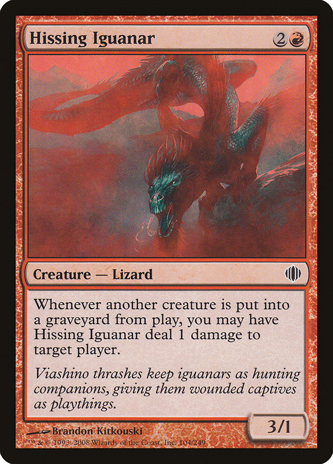 Hissing Iguanar [Shards of Alara] | Clutch Gaming