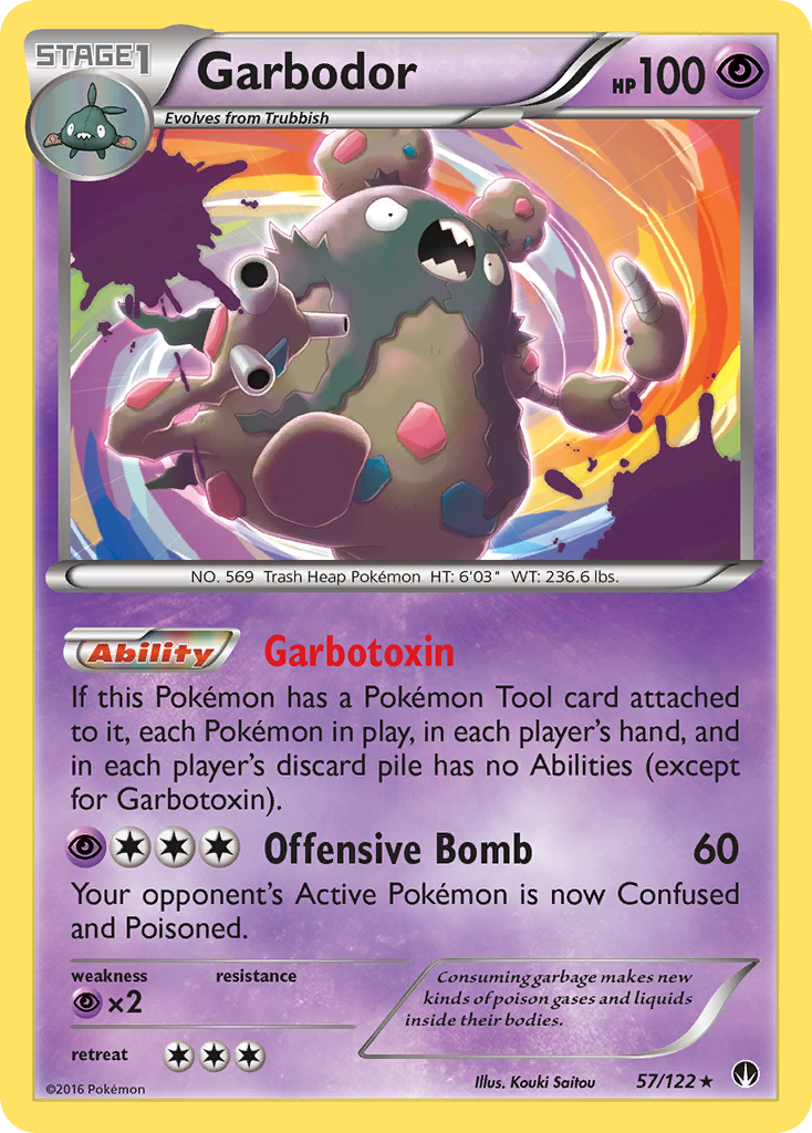 Garbodor (57/122) [XY: BREAKpoint] | Clutch Gaming