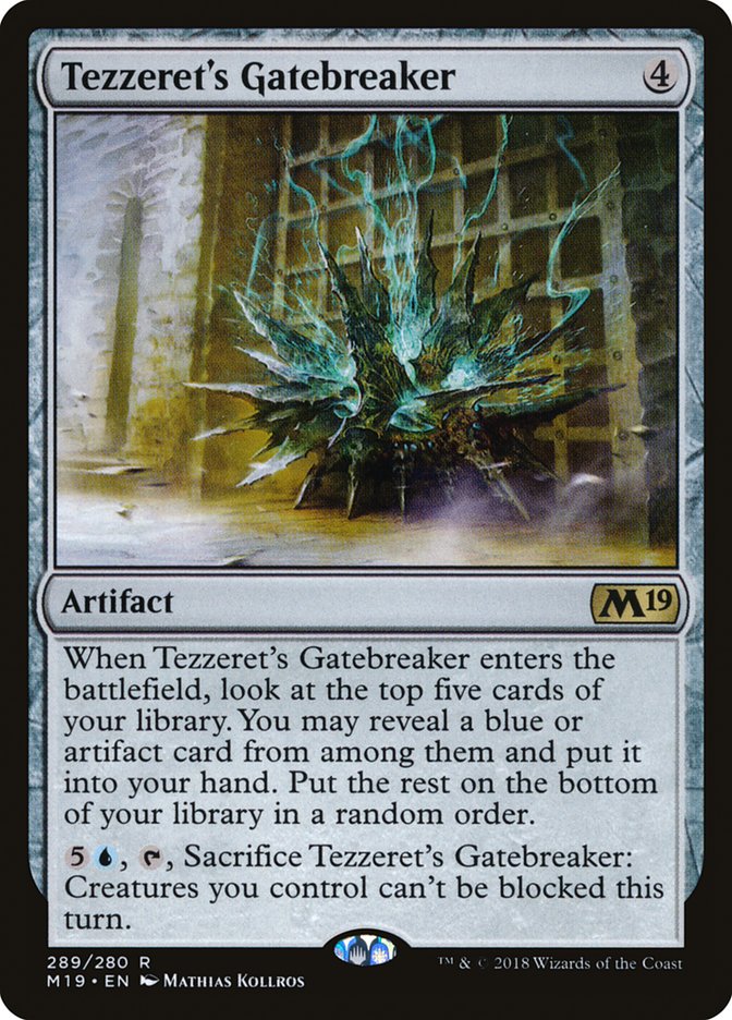 Tezzeret's Gatebreaker [Core Set 2019] | Clutch Gaming