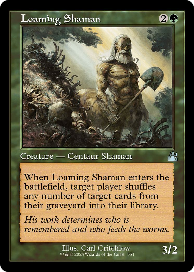 Loaming Shaman (Retro Frame) [Ravnica Remastered] | Clutch Gaming