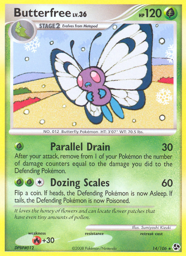 Butterfree (14/106) [Diamond & Pearl: Great Encounters] | Clutch Gaming