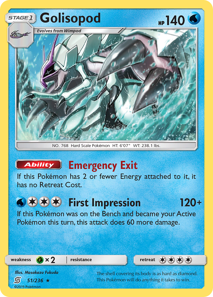 Golisopod (51/236) [Sun & Moon: Unified Minds] | Clutch Gaming