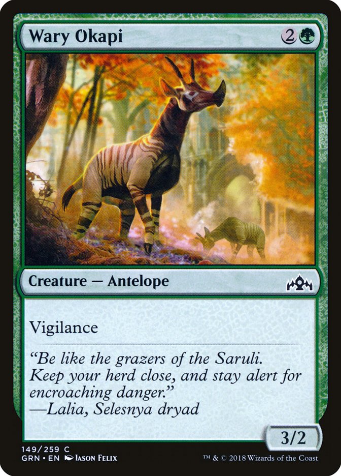 Wary Okapi [Guilds of Ravnica] | Clutch Gaming