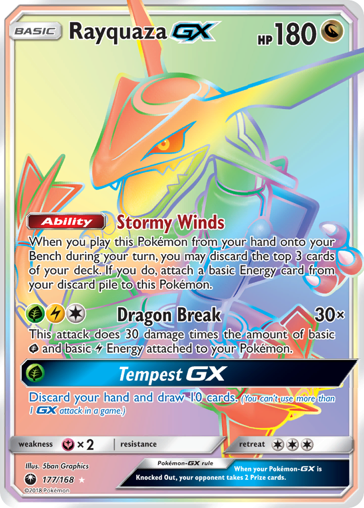 Rayquaza GX (177/168) [Sun & Moon: Celestial Storm] | Clutch Gaming