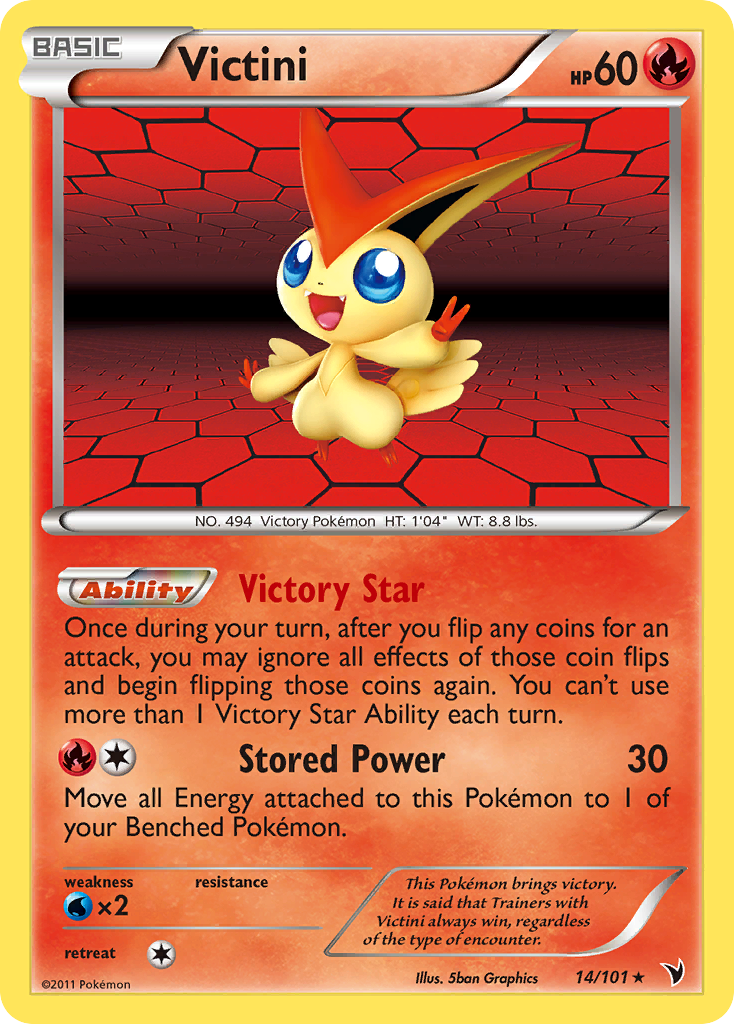 Victini (14/101) [Black & White: Noble Victories] | Clutch Gaming