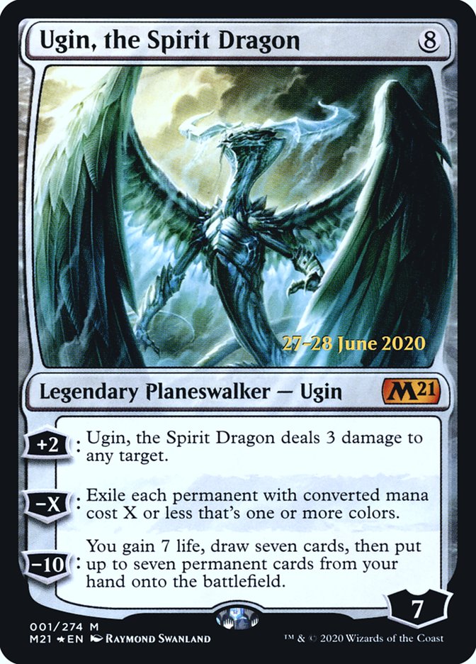 Ugin, the Spirit Dragon [Core Set 2021 Prerelease Promos] | Clutch Gaming