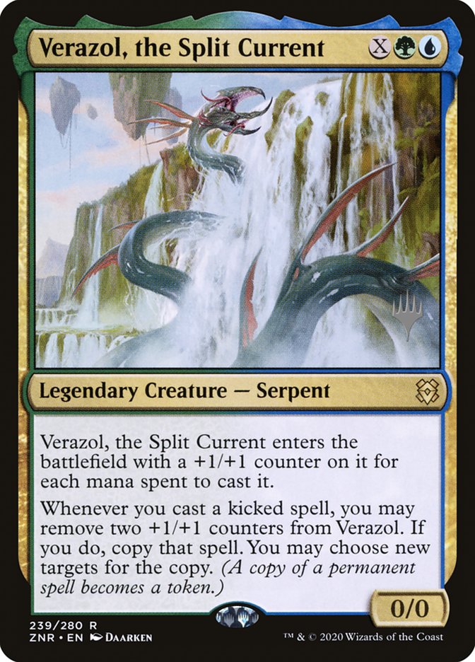 Verazol, the Split Current (Promo Pack) [Zendikar Rising Promos] | Clutch Gaming