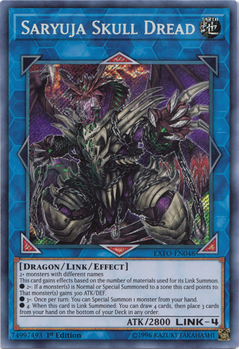 Saryuja Skull Dread [EXFO-EN048] Secret Rare | Clutch Gaming