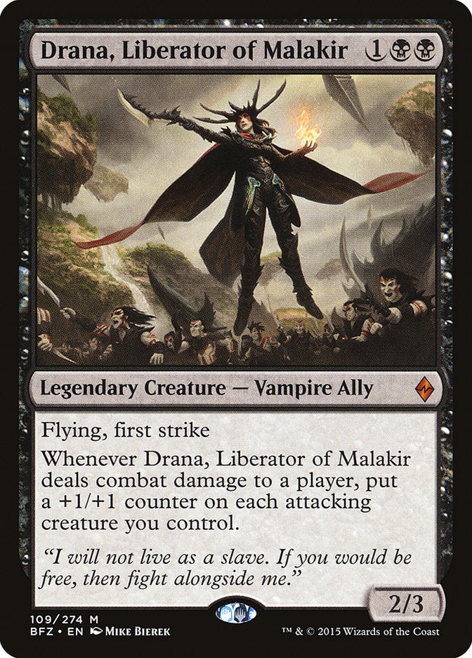 Drana, Liberator of Malakir [Battle for Zendikar] | Clutch Gaming