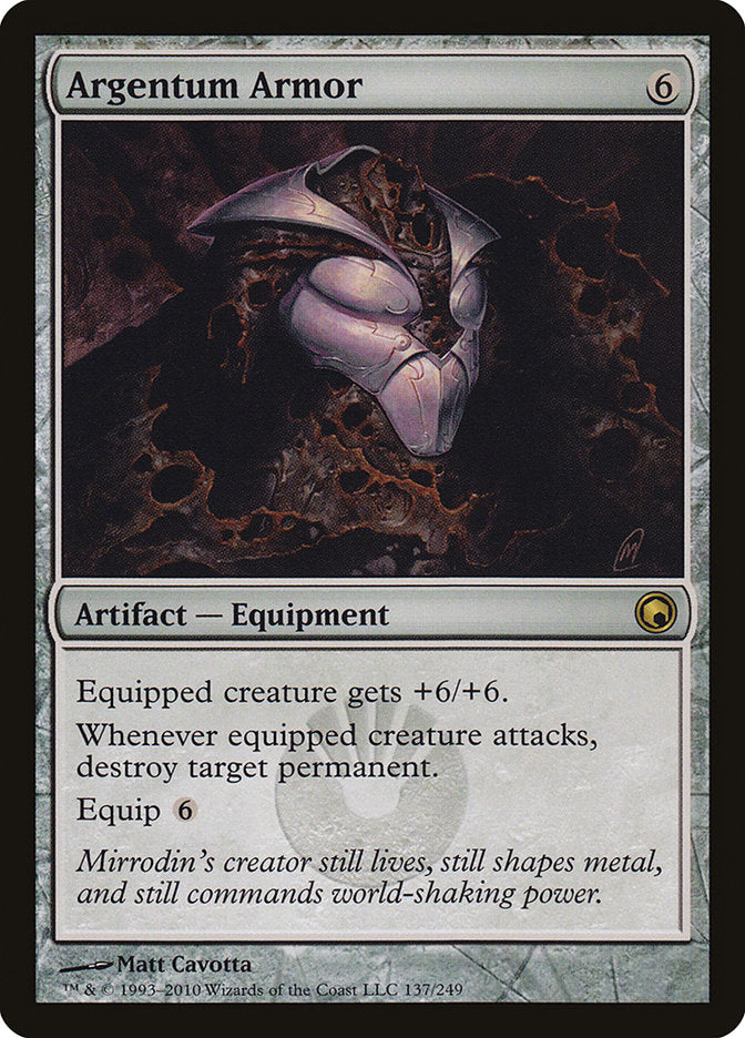 Argentum Armor [Scars of Mirrodin] | Clutch Gaming