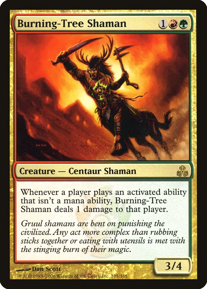 Burning-Tree Shaman [Guildpact] | Clutch Gaming