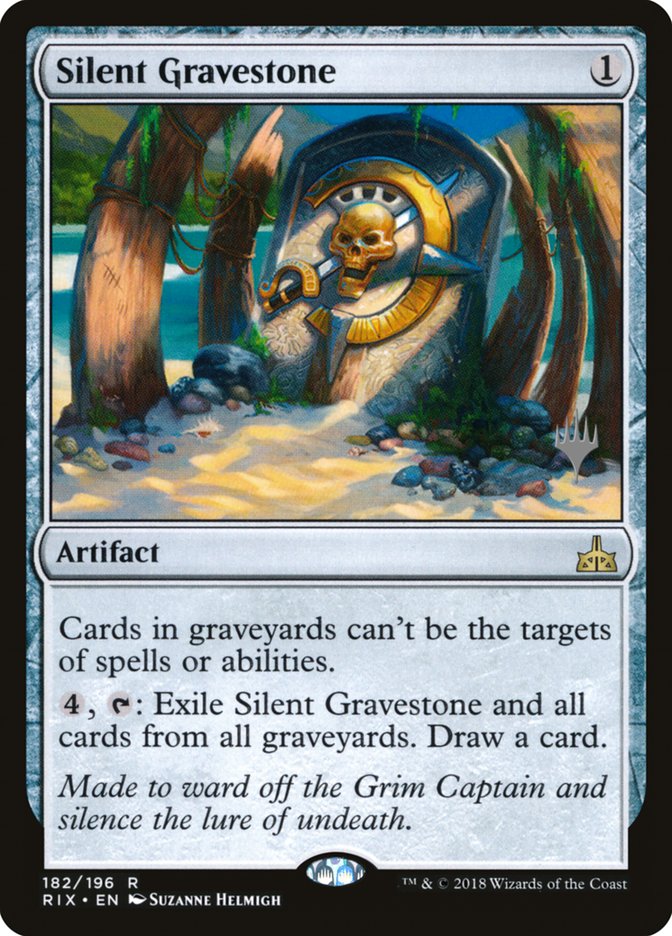 Silent Gravestone (Promo Pack) [Rivals of Ixalan Promos] | Clutch Gaming