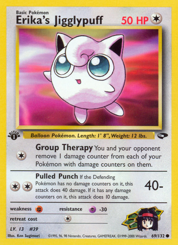 Erika's Jigglypuff (69/132) [Gym Challenge 1st Edition] | Clutch Gaming