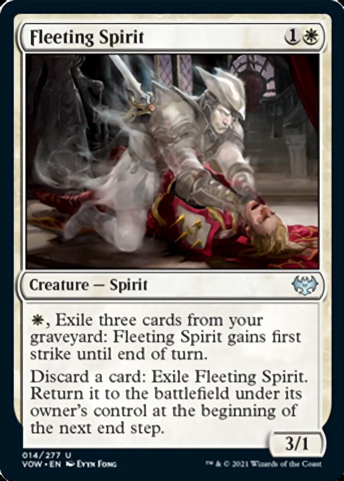 Fleeting Spirit [Innistrad: Crimson Vow] | Clutch Gaming