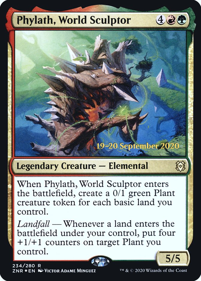 Phylath, World Sculptor [Zendikar Rising Prerelease Promos] | Clutch Gaming