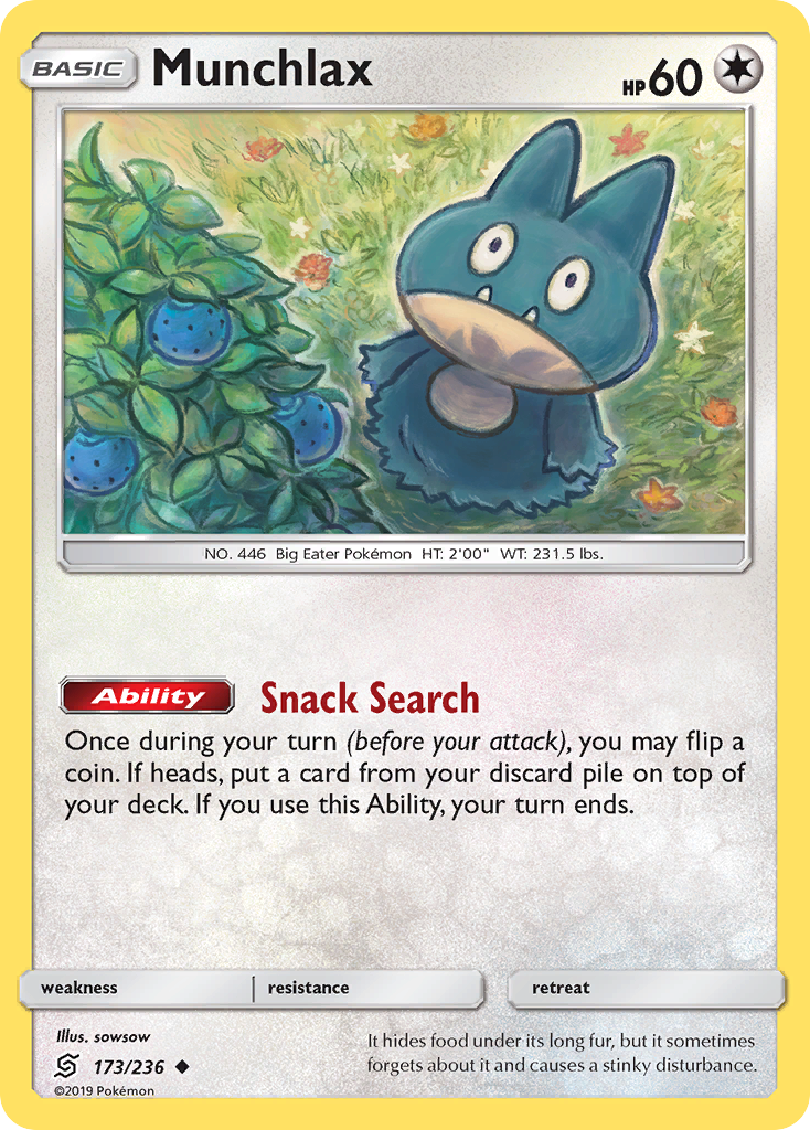 Munchlax (173/236) [Sun & Moon: Unified Minds] | Clutch Gaming