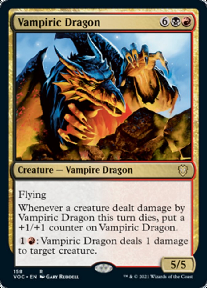 Vampiric Dragon [Innistrad: Crimson Vow Commander] | Clutch Gaming