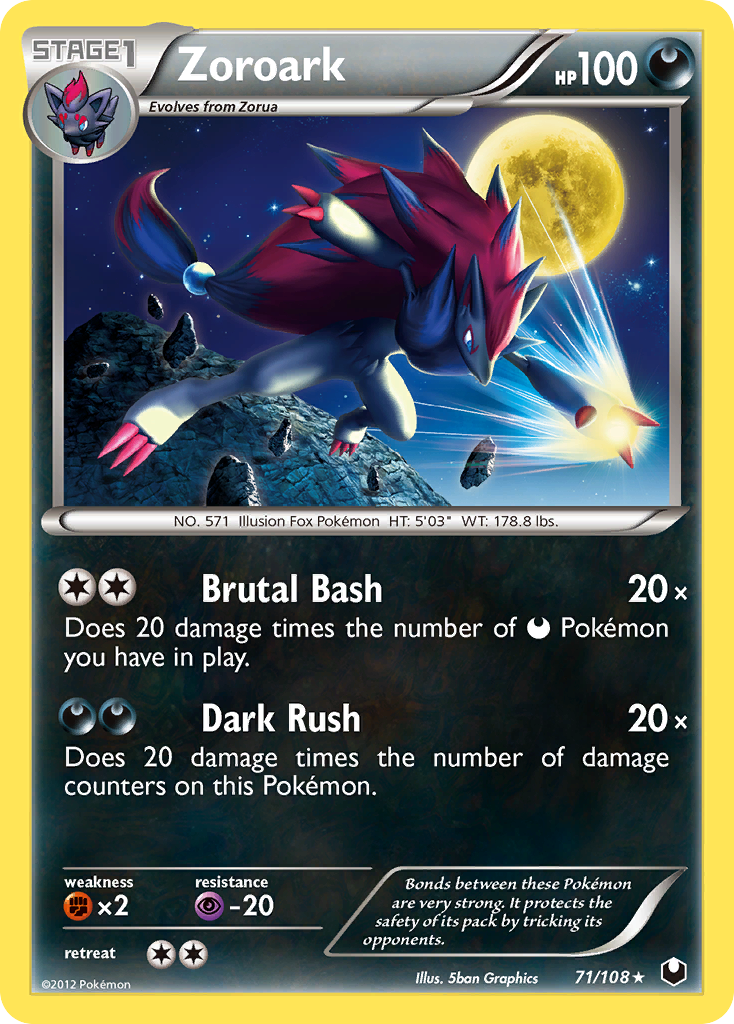 Zoroark (71/108) [Black & White: Dark Explorers] | Clutch Gaming