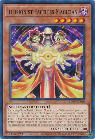 Illusionist Faceless Magician [LDS1-EN046] Common | Clutch Gaming