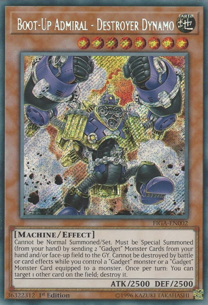 Boot-Up Admiral - Destroyer Dynamo [FIGA-EN002] Secret Rare | Clutch Gaming