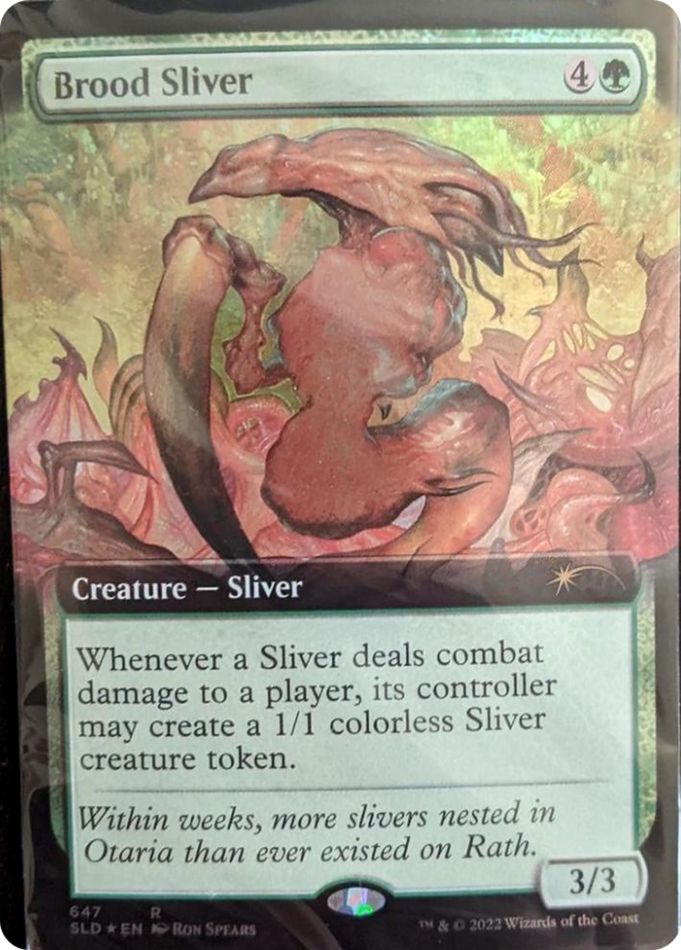 Brood Sliver (Extended Art) [Secret Lair Drop Promos] | Clutch Gaming