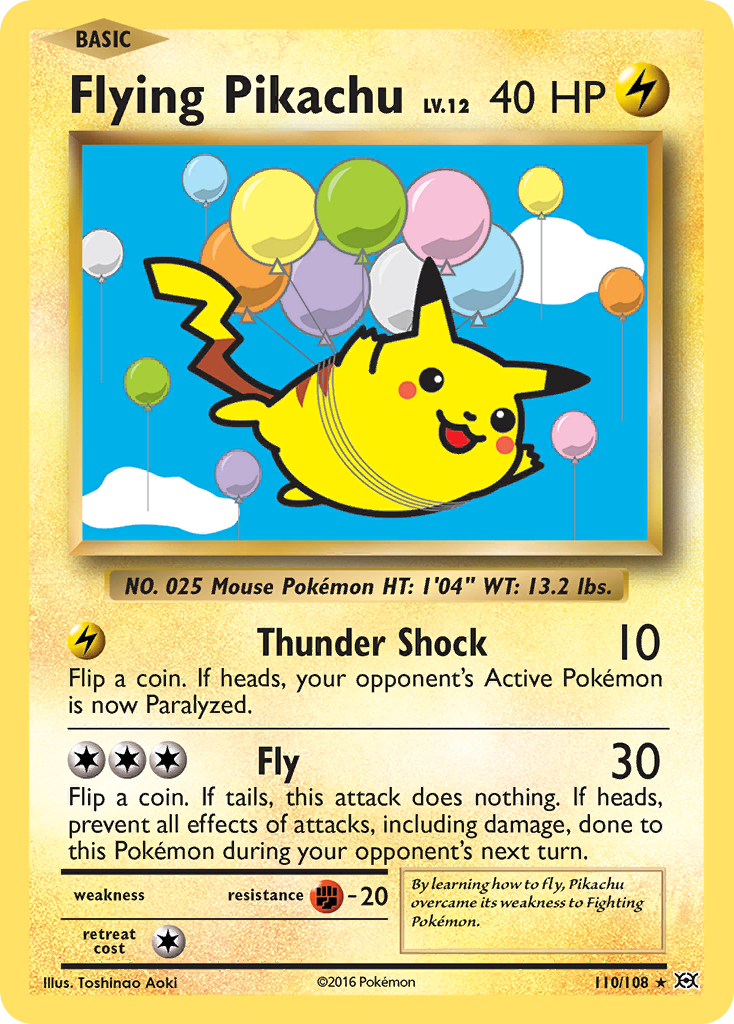 Flying Pikachu (110/108) [XY: Evolutions] | Clutch Gaming