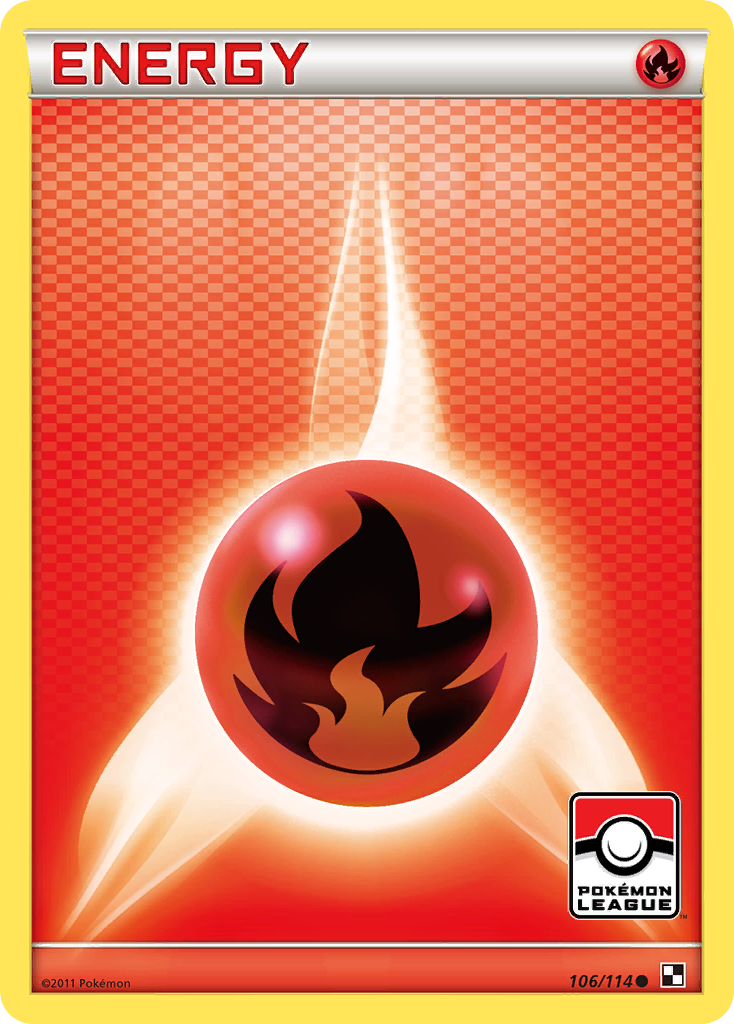 Fire Energy (106/114) [Black & White: Base Set] | Clutch Gaming