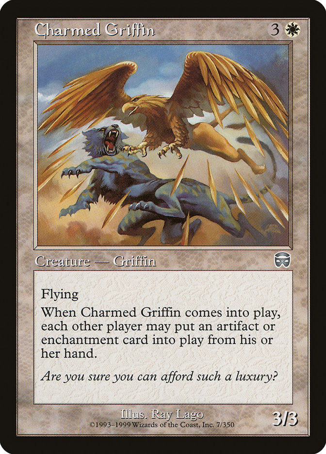 Charmed Griffin [Mercadian Masques] | Clutch Gaming