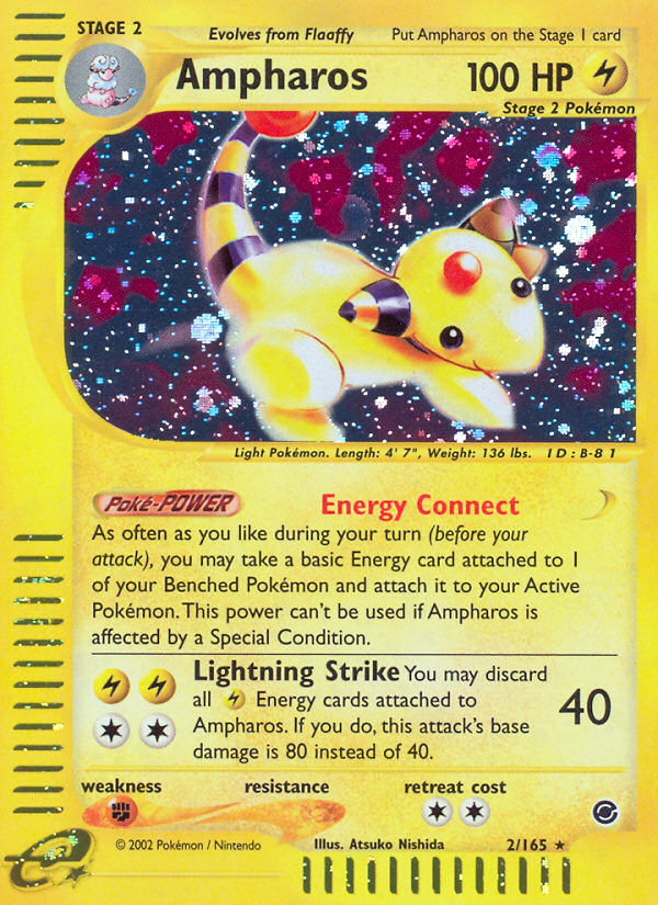 Ampharos (2/165) [Expedition: Base Set] | Clutch Gaming